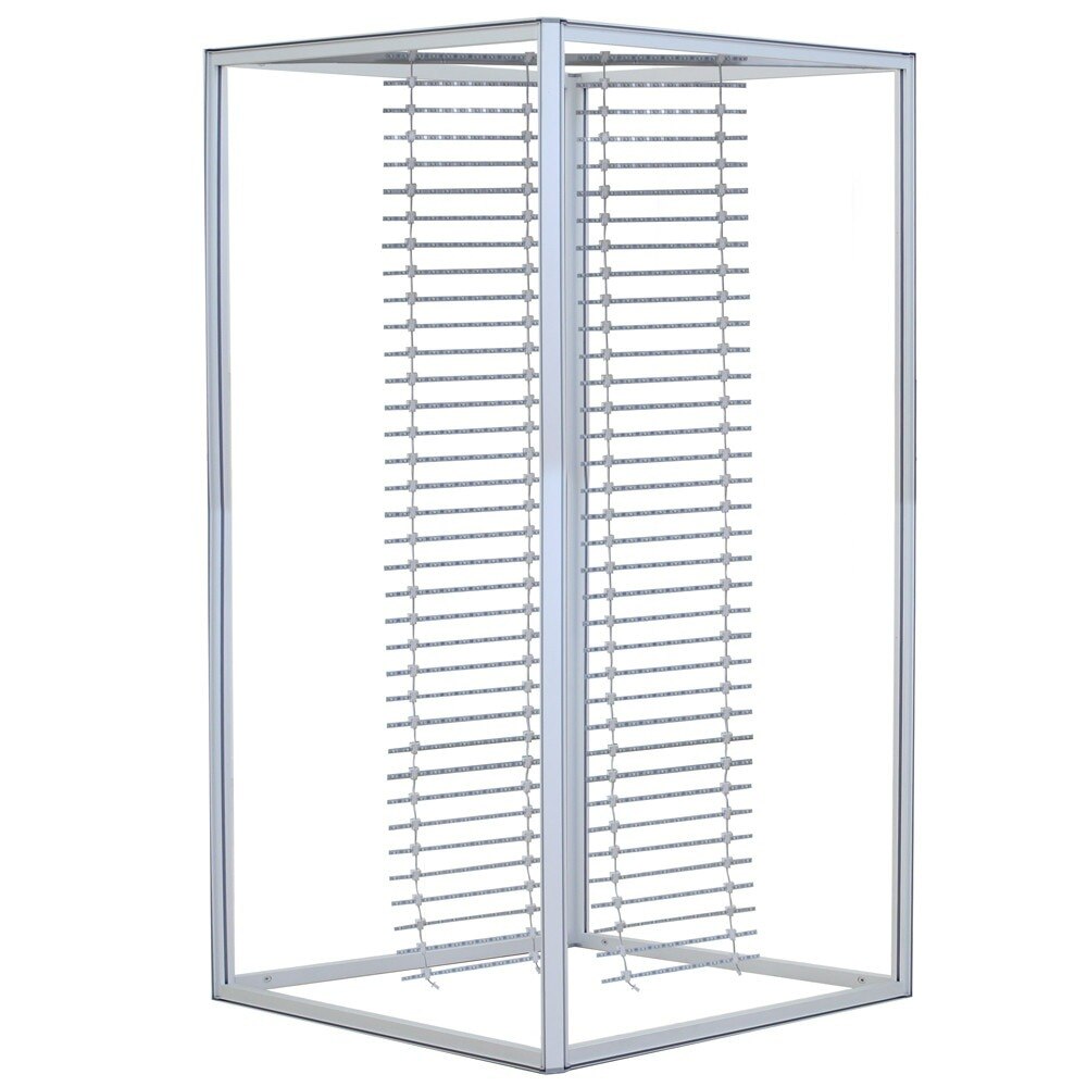 32D Big Sky Square Tower Silver Backlit Frame — 5x8 Hardware Only